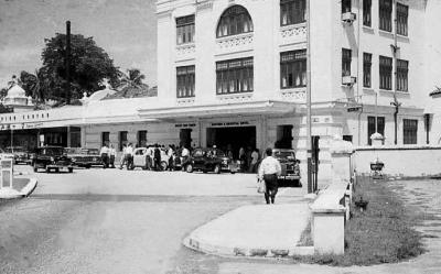 Still standing: The Eastern & Oriental Hotel in Penang in 1950. It is founded by the Sarkies Brothers.
