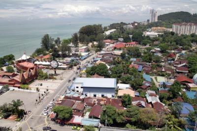 Residential: An aerial view of Tanjung Bungah now.