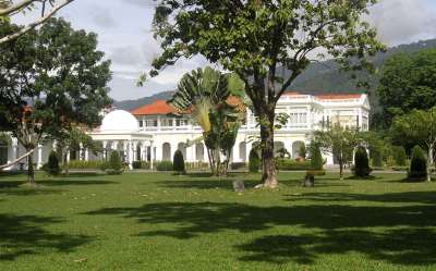 Sprawling grou nds: The overall architecture style of Seri Mutiara hardly changed since the 1890s.