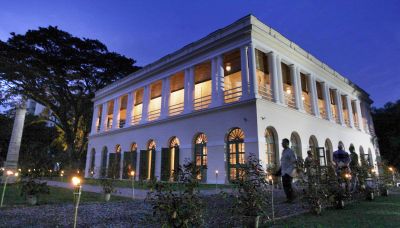 Standing proud: The restored Suffolk House shines brightly in its restored grandeur.