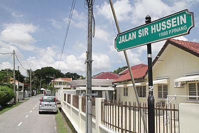 Remembered: Named after Sir Hussein Hasanally Abdoolcader who is also known as Malaya’s First Indian Knight, Jalan Sir Hussein is a quiet road off Jalan Mesjid Negeri.