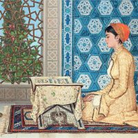 Osman Hamdi Bey's 'Young Woman Reading' (oil on canvas, 1880), which was part of the gallery's recent 'Orientalist Paintings: Mirror Or Mirage?' exhibition. — Islamic Arts Museum Malaysia
